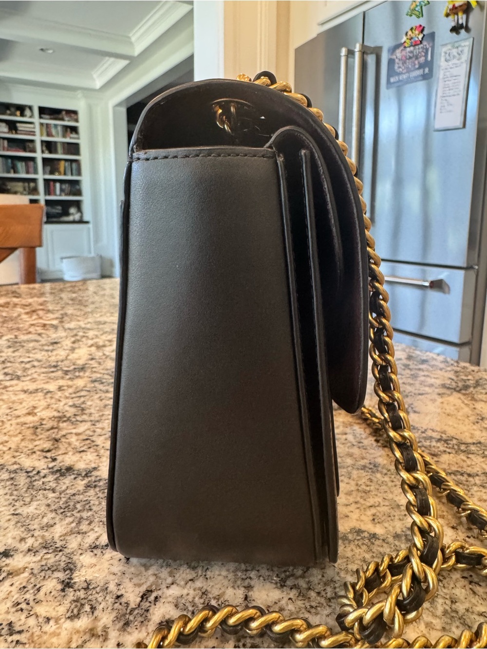 Coach Black Madison crossbody with chain strap - Picture 5 of 9